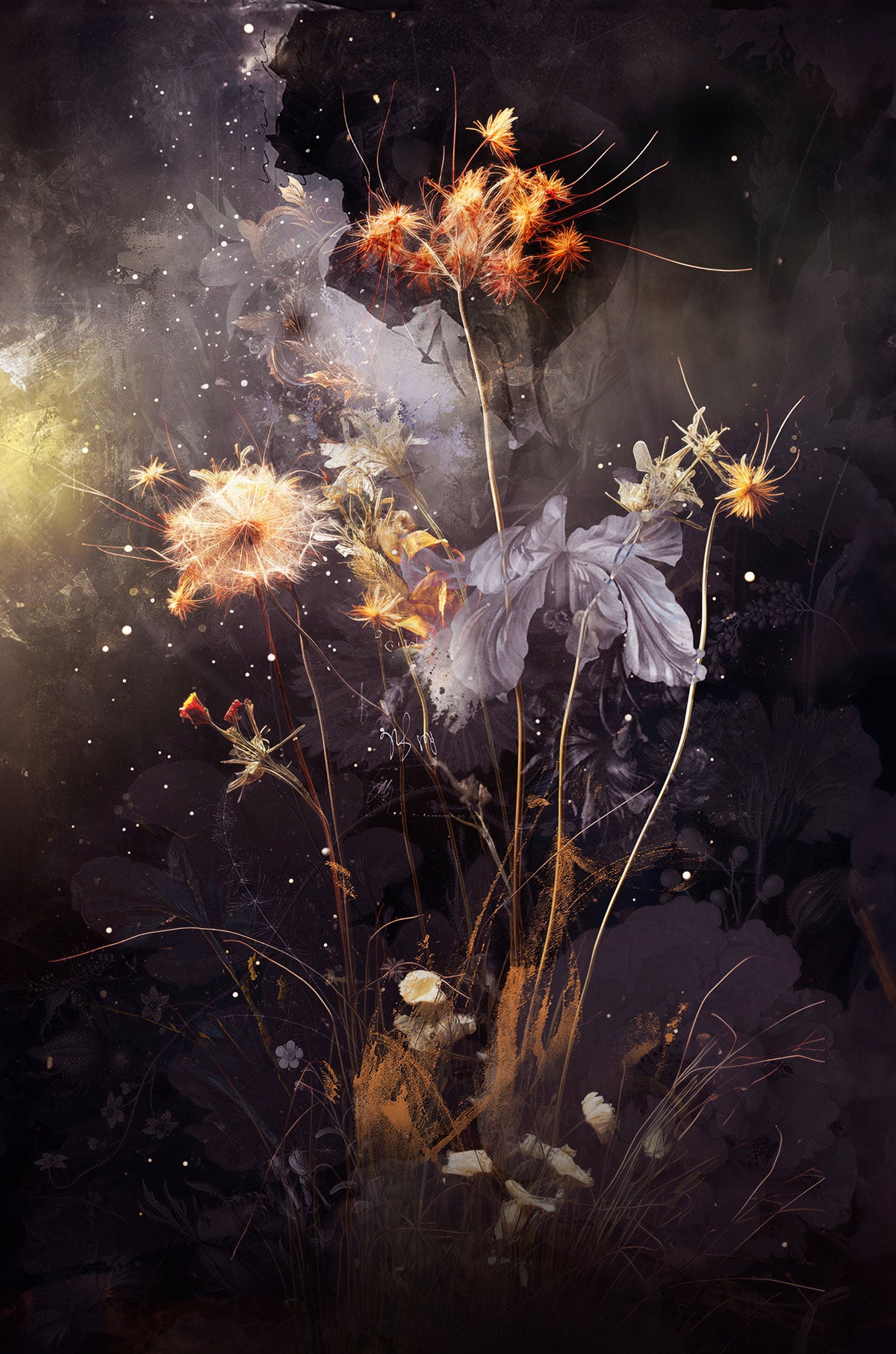 Wildflower Sparks - Satin Poster