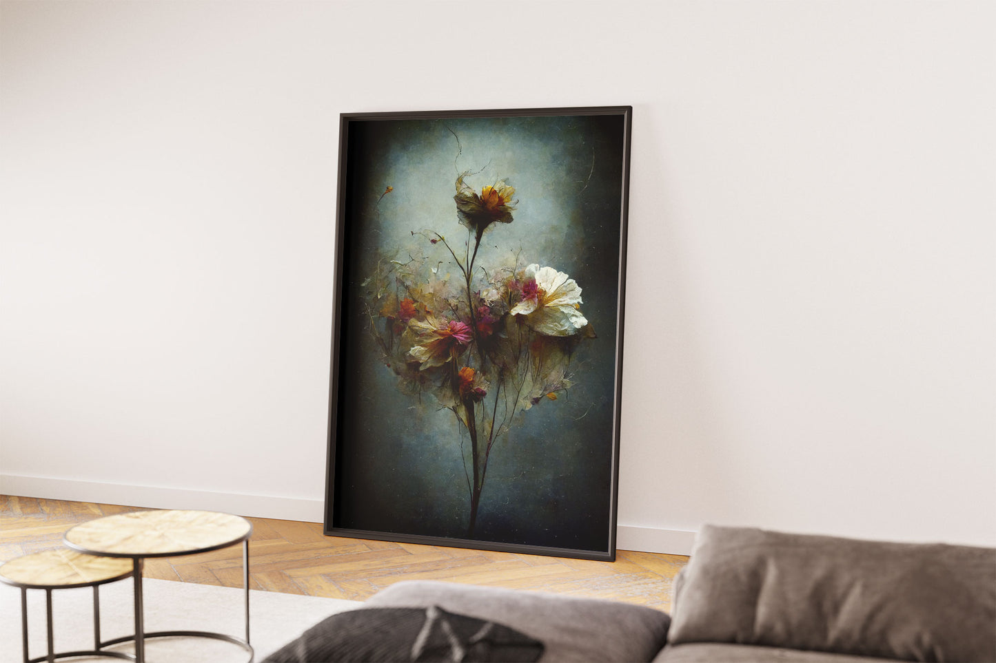 Floral Decay I - Satin Poster