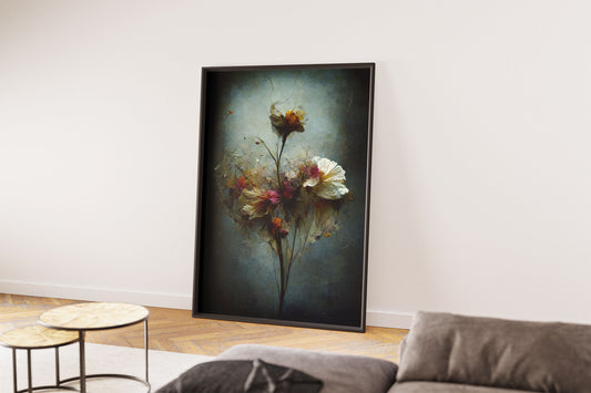 Floral Decay I - Satin Poster