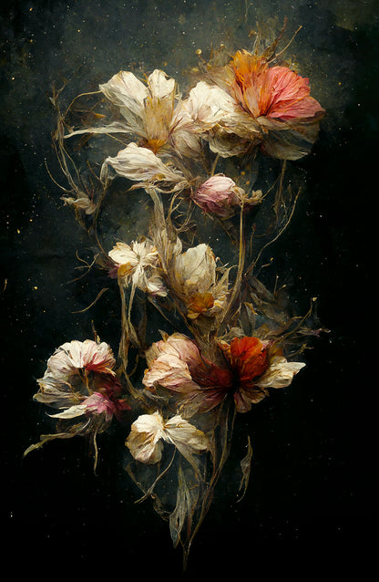 Floral Decay II - Satin Poster